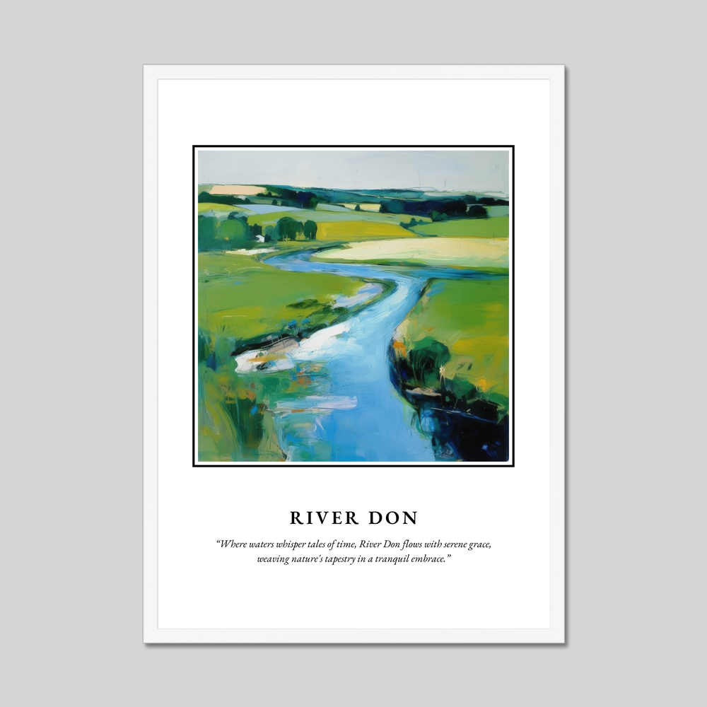 River Don - Framed Poster Print