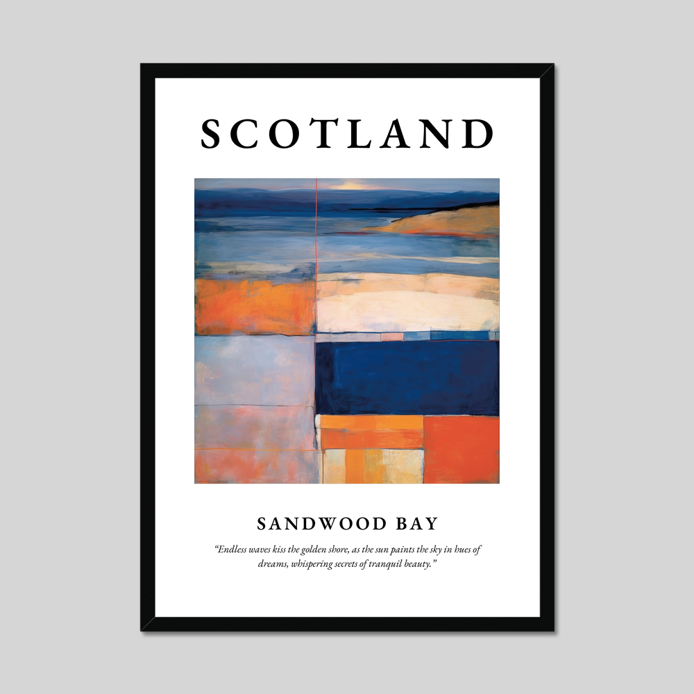 Sandwood Bay - Framed Poster Print