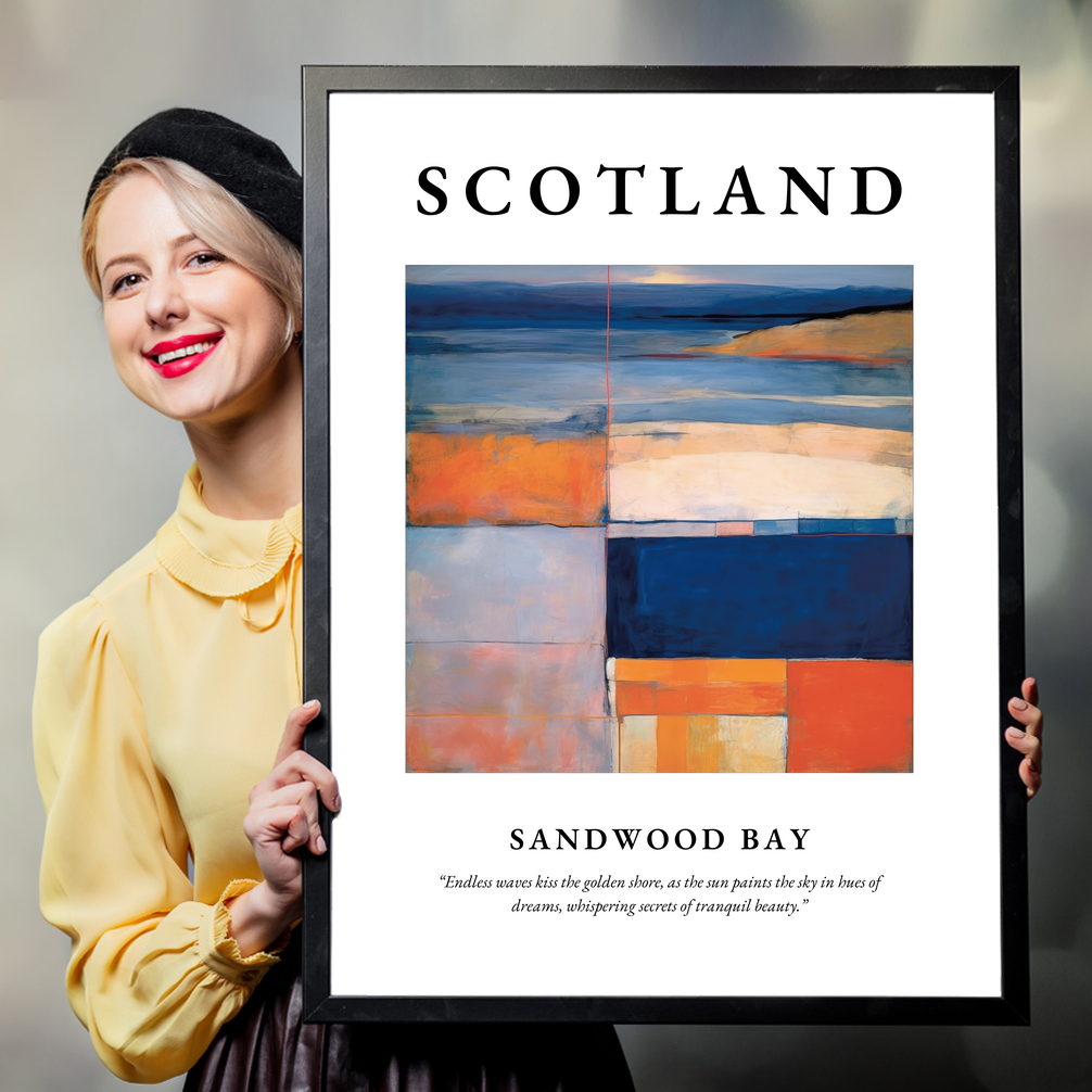 Sandwood Bay - Framed Poster Print