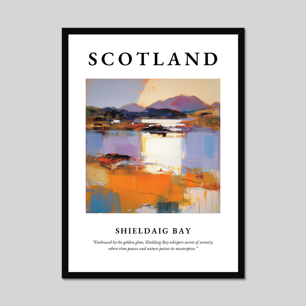 Shieldaig Bay - Framed Poster Print