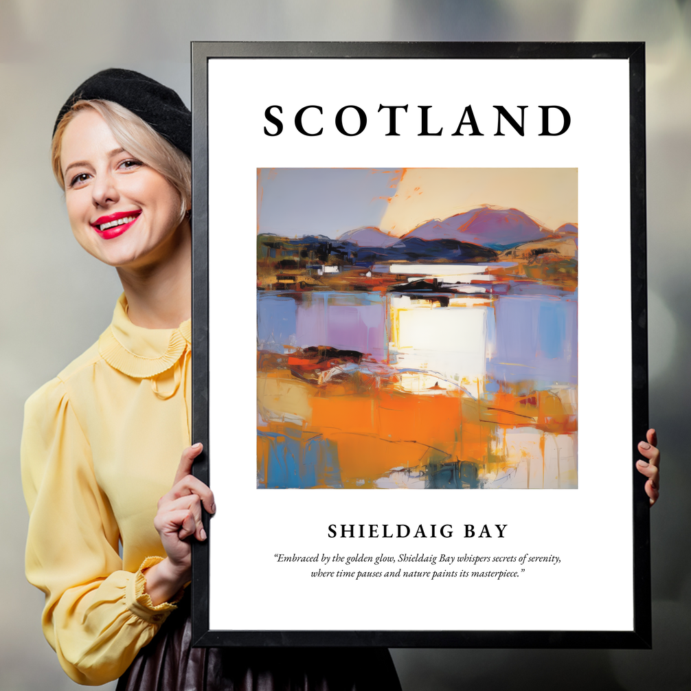 Shieldaig Bay - Framed Poster Print