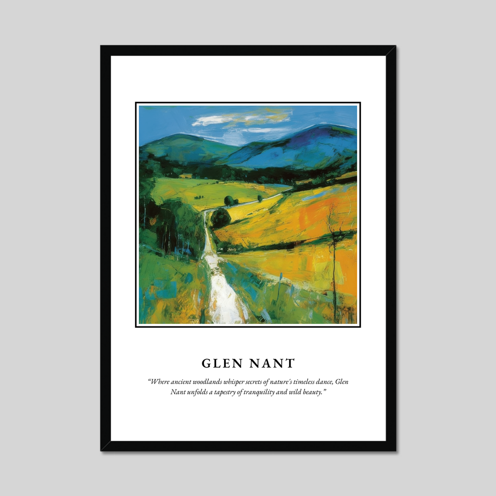 Glen Nant - Framed Poster Print