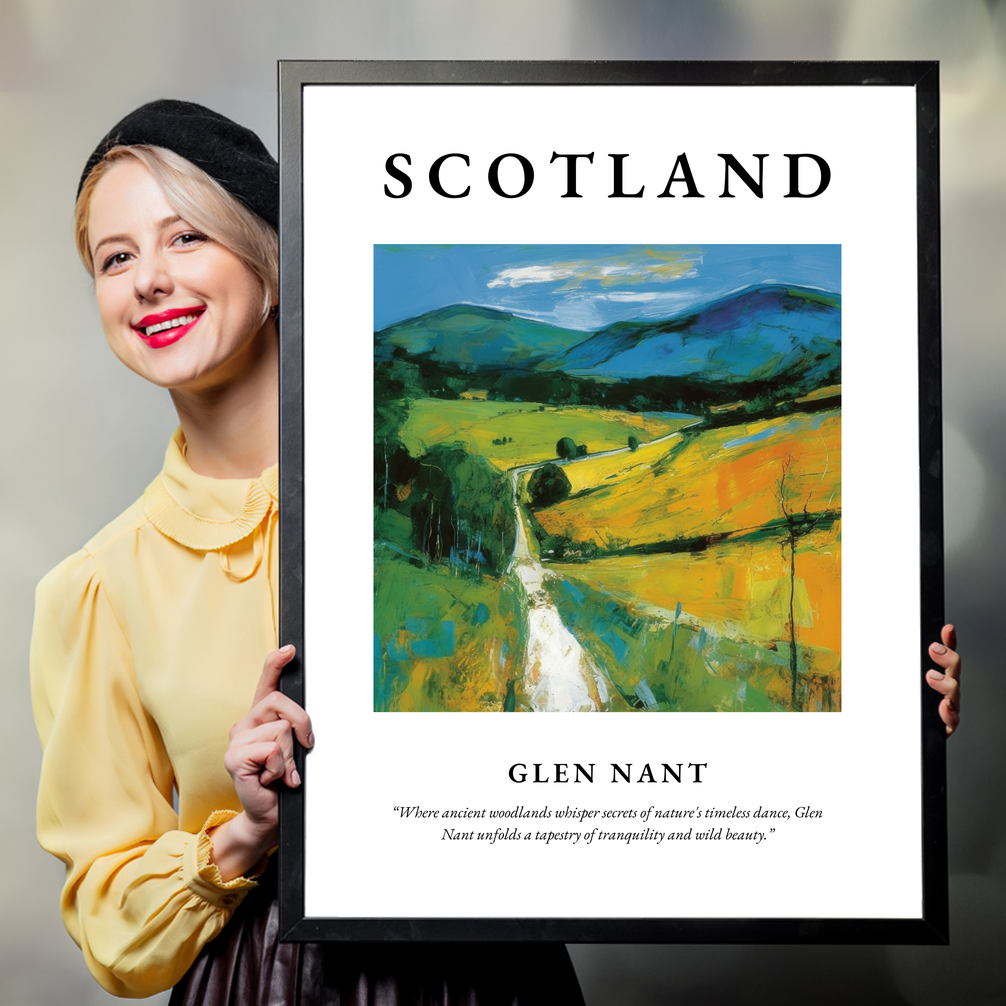 Glen Nant - Framed Poster Print