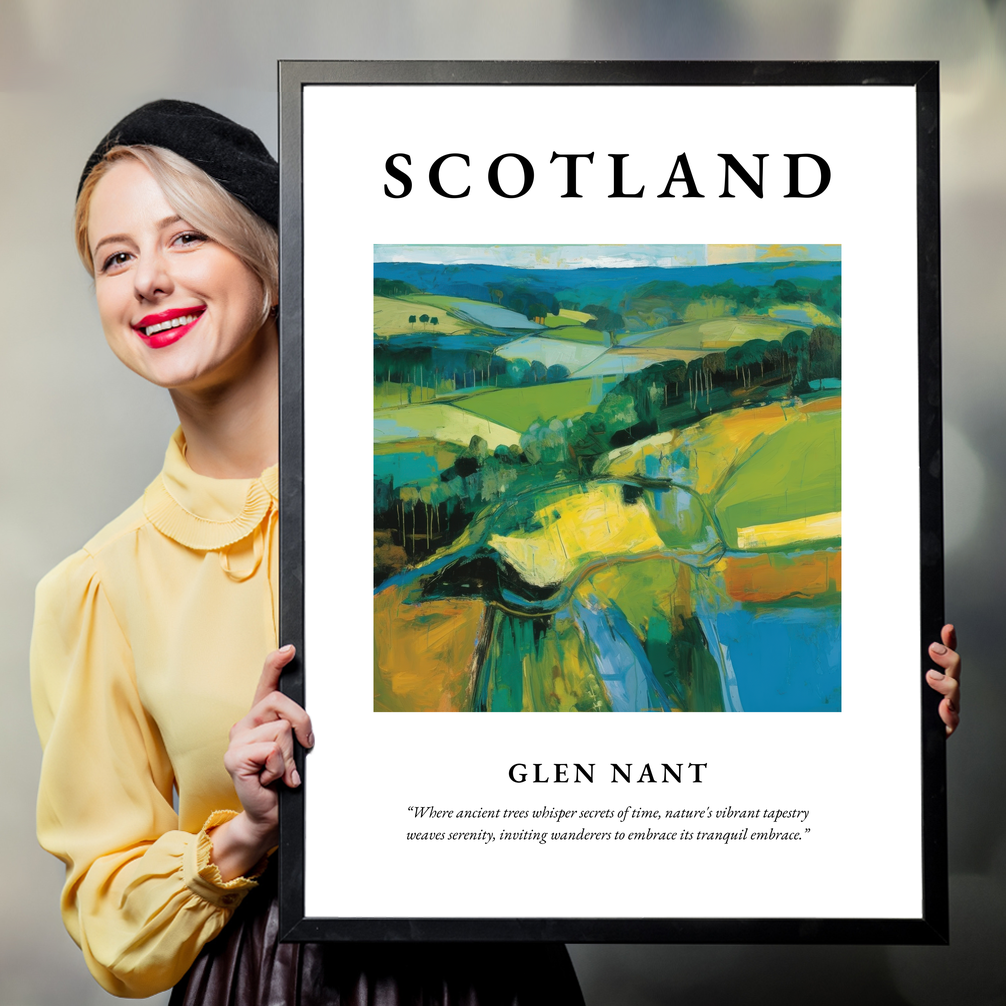 Glen Nant - Framed Poster Print