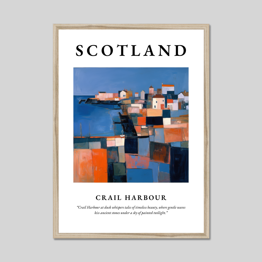 Crail Harbour - Framed Poster Print