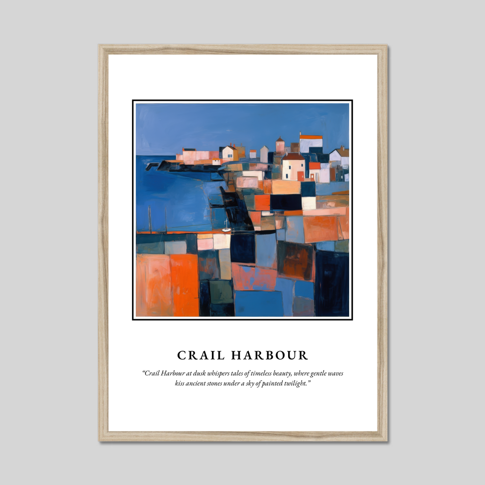 Crail Harbour - Framed Poster Print