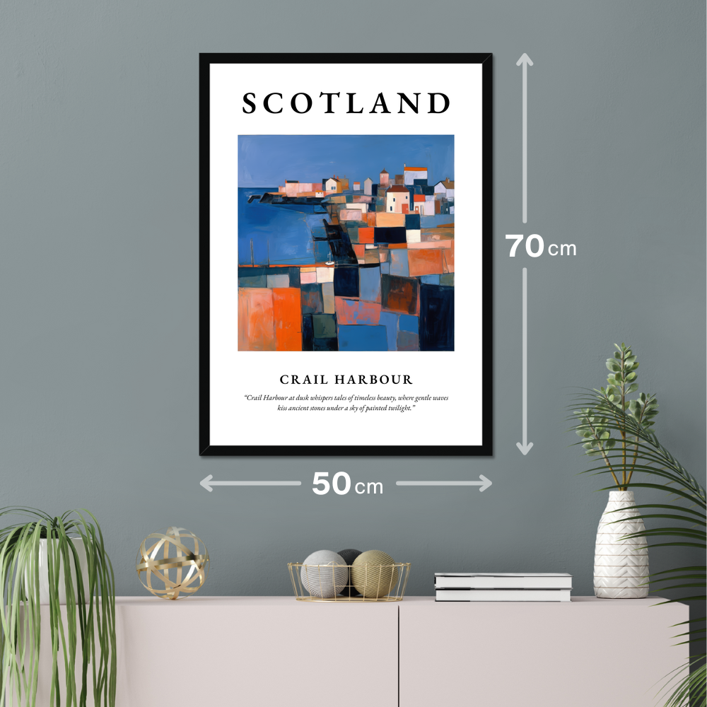 Crail Harbour - Framed Poster Print