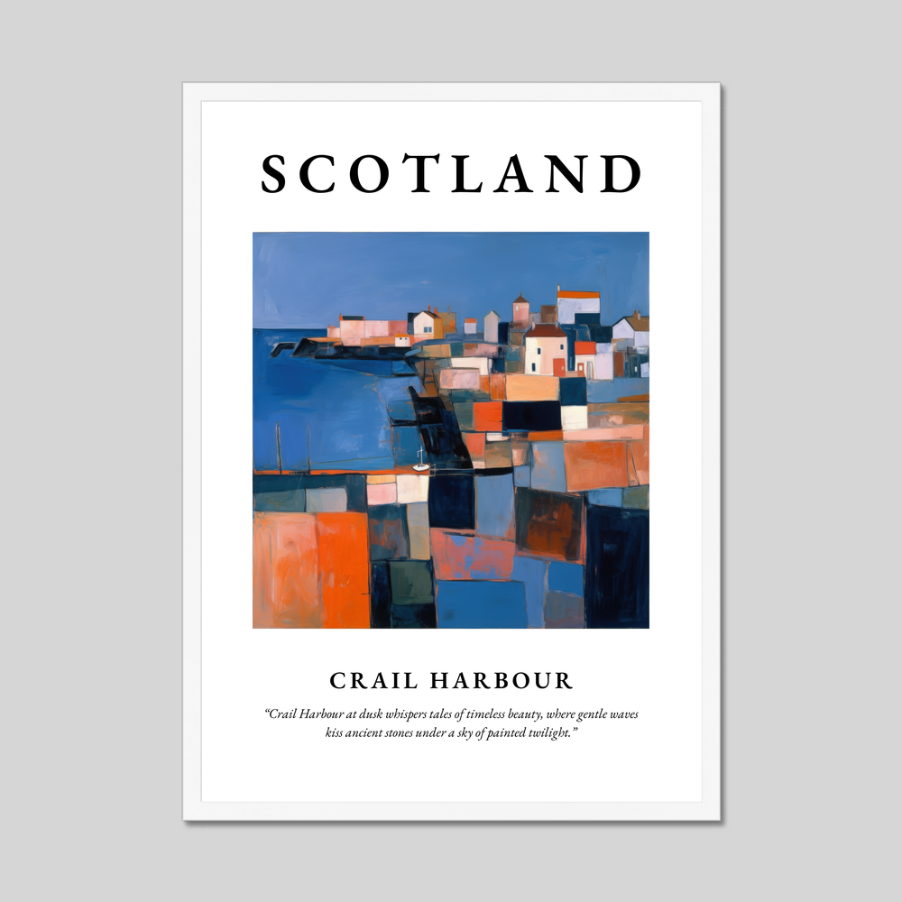 Crail Harbour - Framed Poster Print