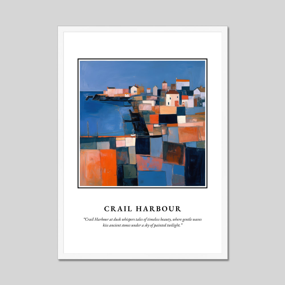 Crail Harbour - Framed Poster Print