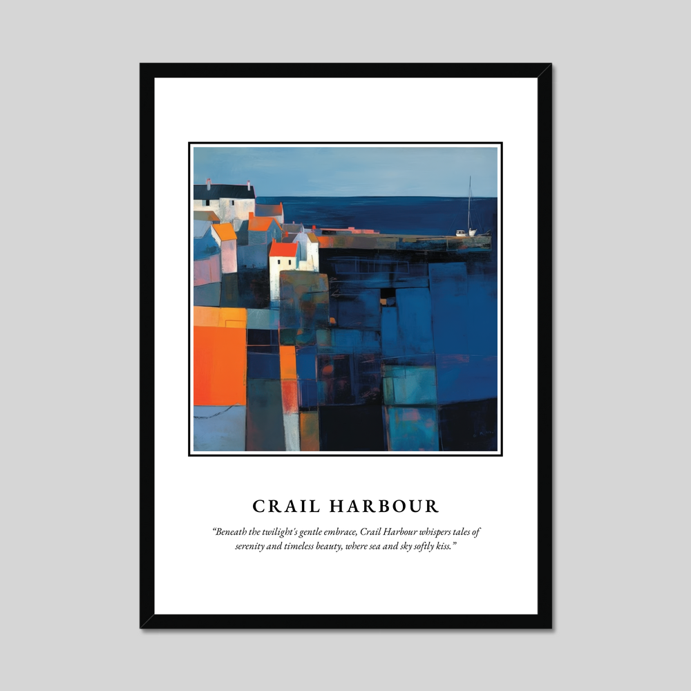 Crail Harbour - Framed Poster Print