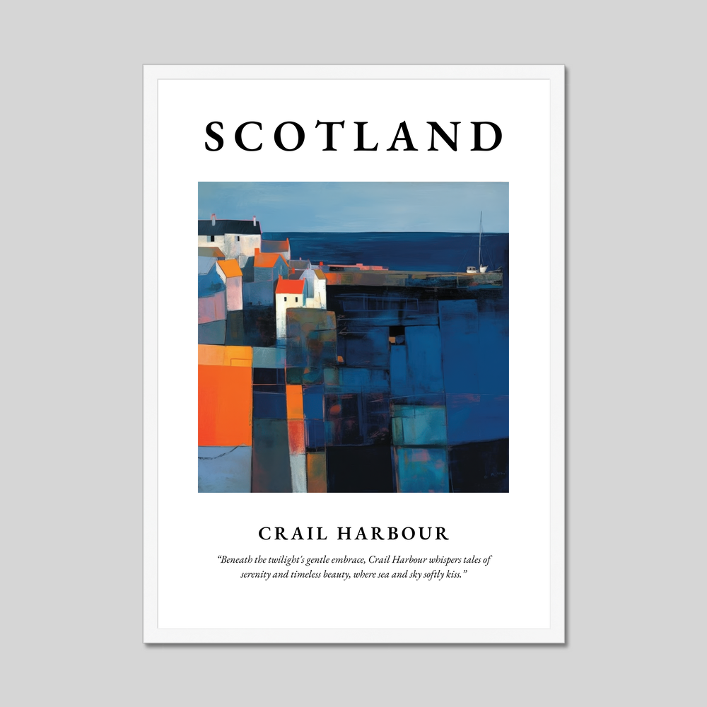 Crail Harbour - Framed Poster Print