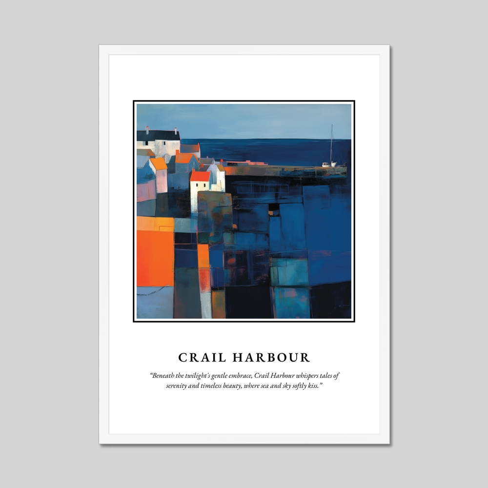 Crail Harbour - Framed Poster Print