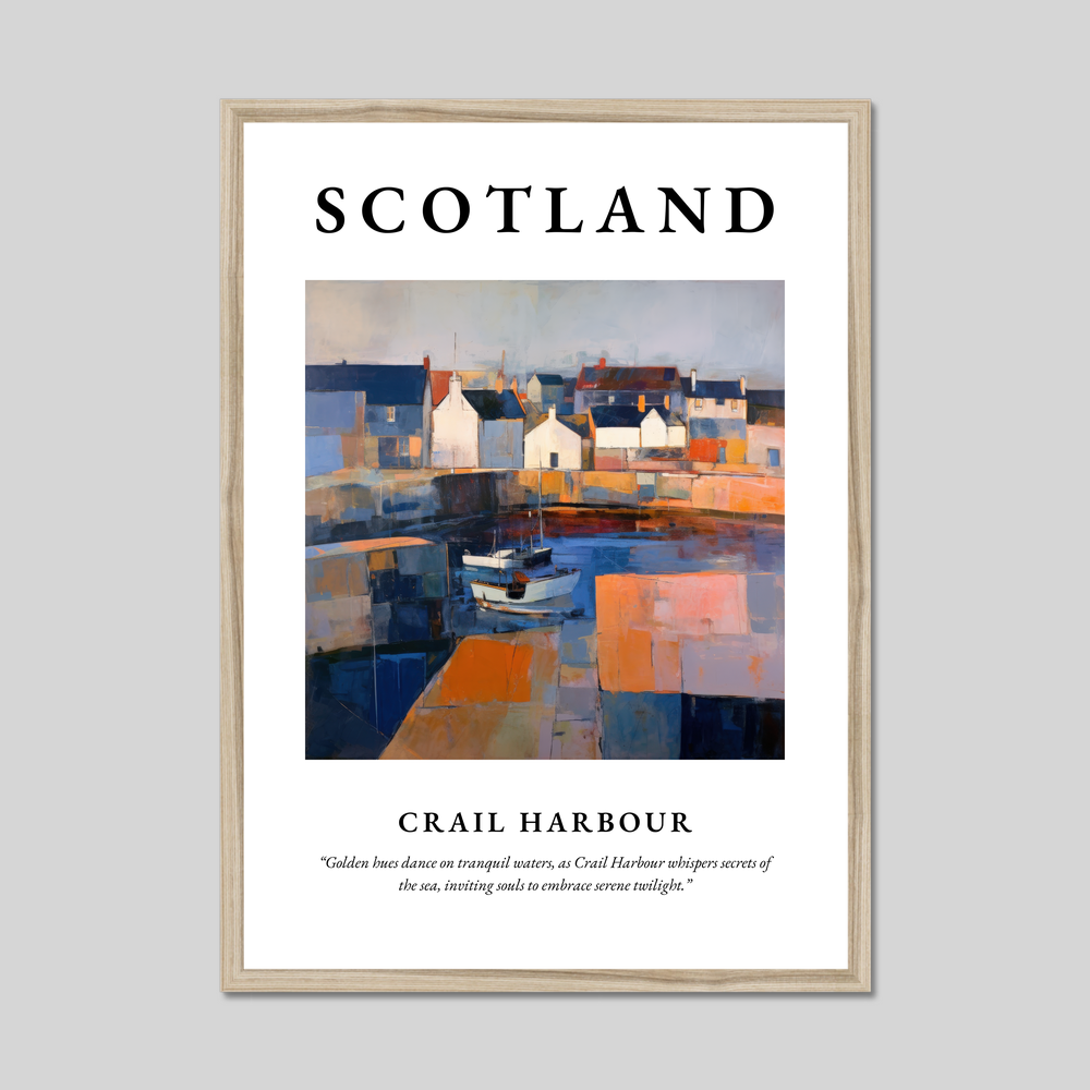 Crail Harbour - Framed Poster Print