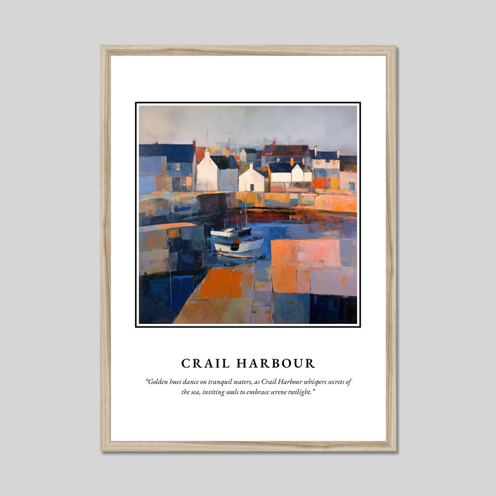 Crail Harbour - Framed Poster Print