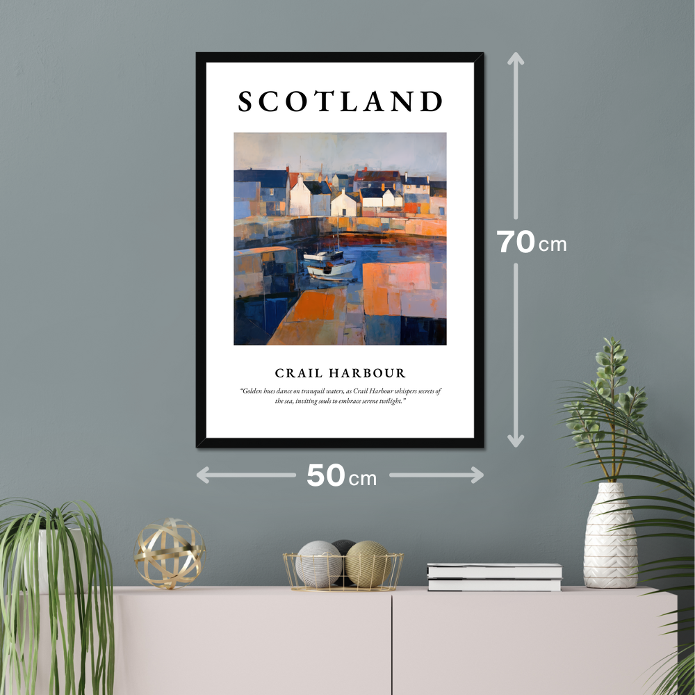 Crail Harbour - Framed Poster Print