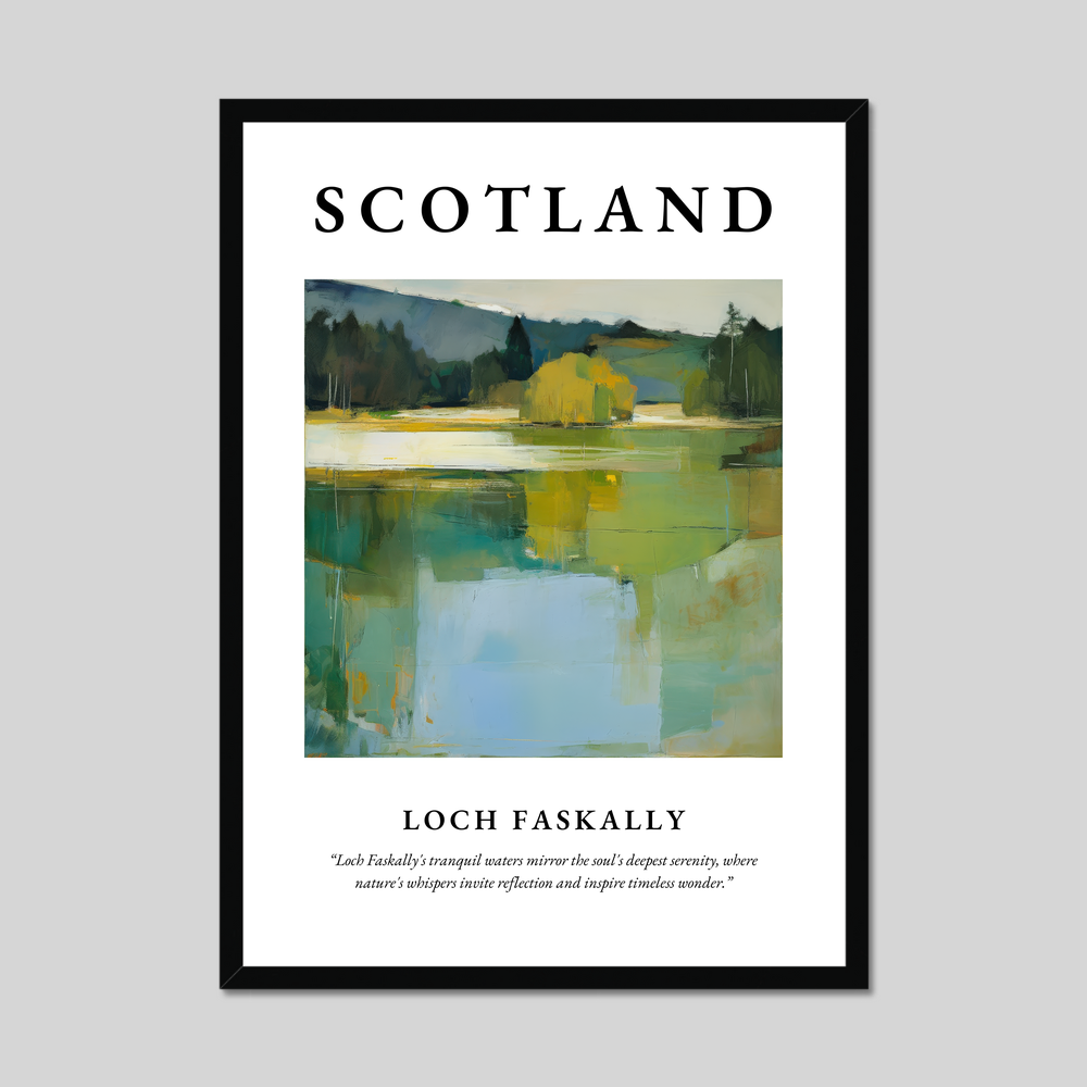 Loch Faskally - Framed Poster Print