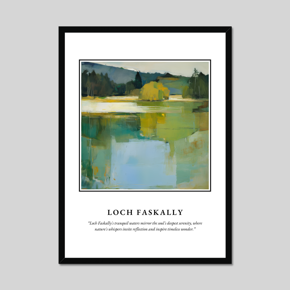 Loch Faskally - Framed Poster Print