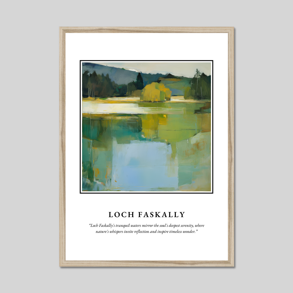 Loch Faskally - Framed Poster Print