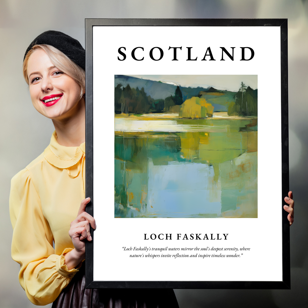 Loch Faskally - Framed Poster Print