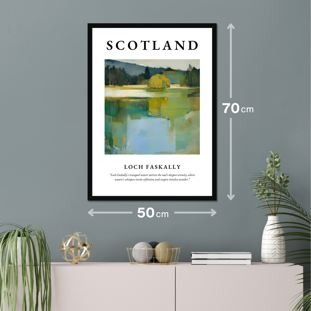 Loch Faskally - Framed Poster Print