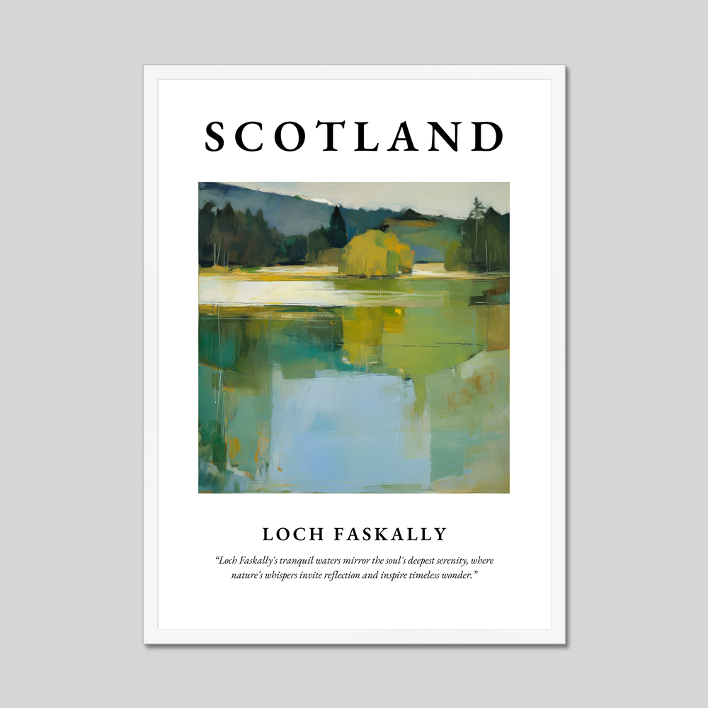 Loch Faskally - Framed Poster Print