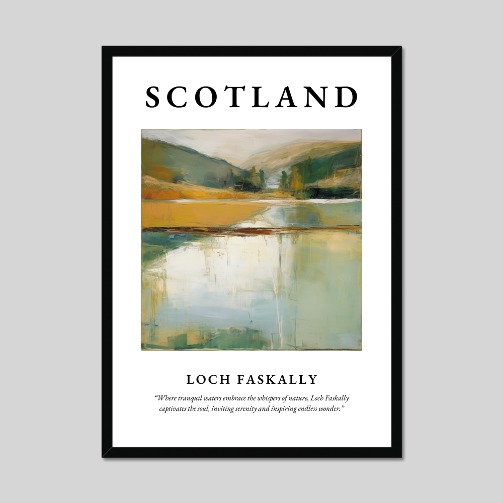 Loch Faskally - Framed Poster Print