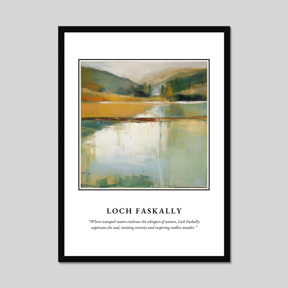 Loch Faskally - Framed Poster Print