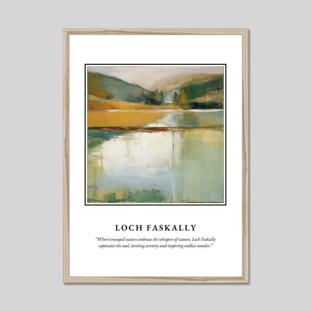 Loch Faskally - Framed Poster Print