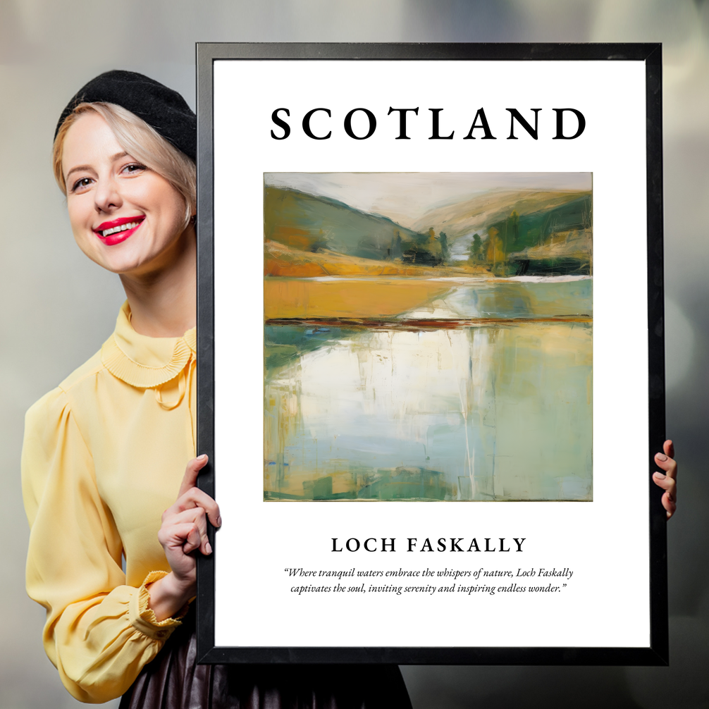 Loch Faskally - Framed Poster Print