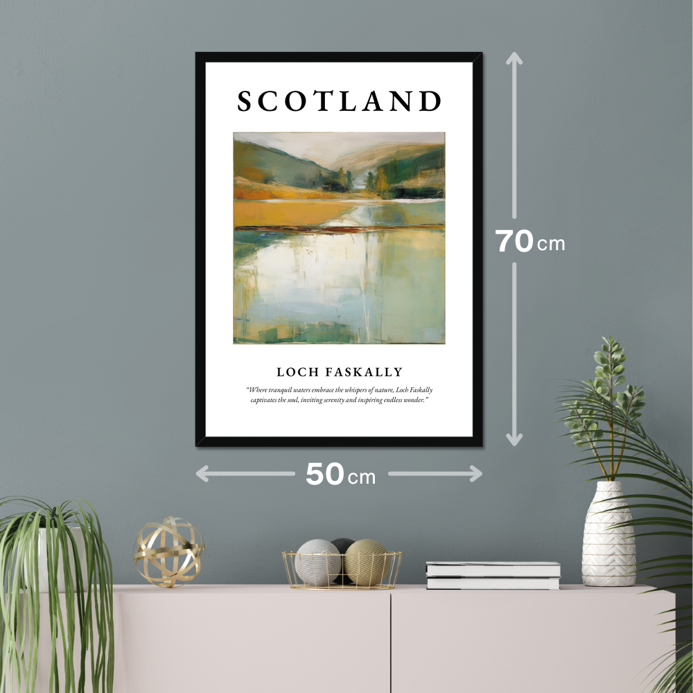 Loch Faskally - Framed Poster Print