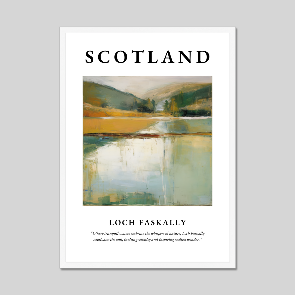 Loch Faskally - Framed Poster Print