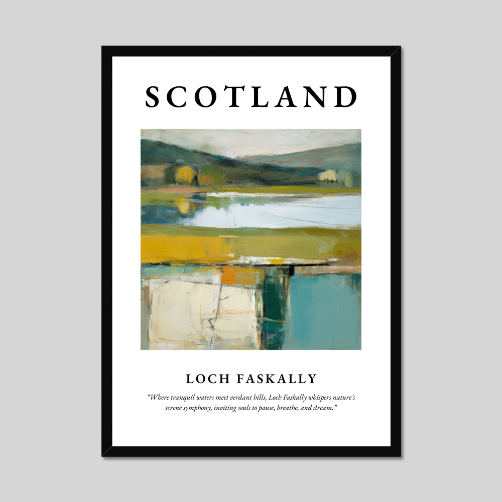 Loch Faskally - Framed Poster Print