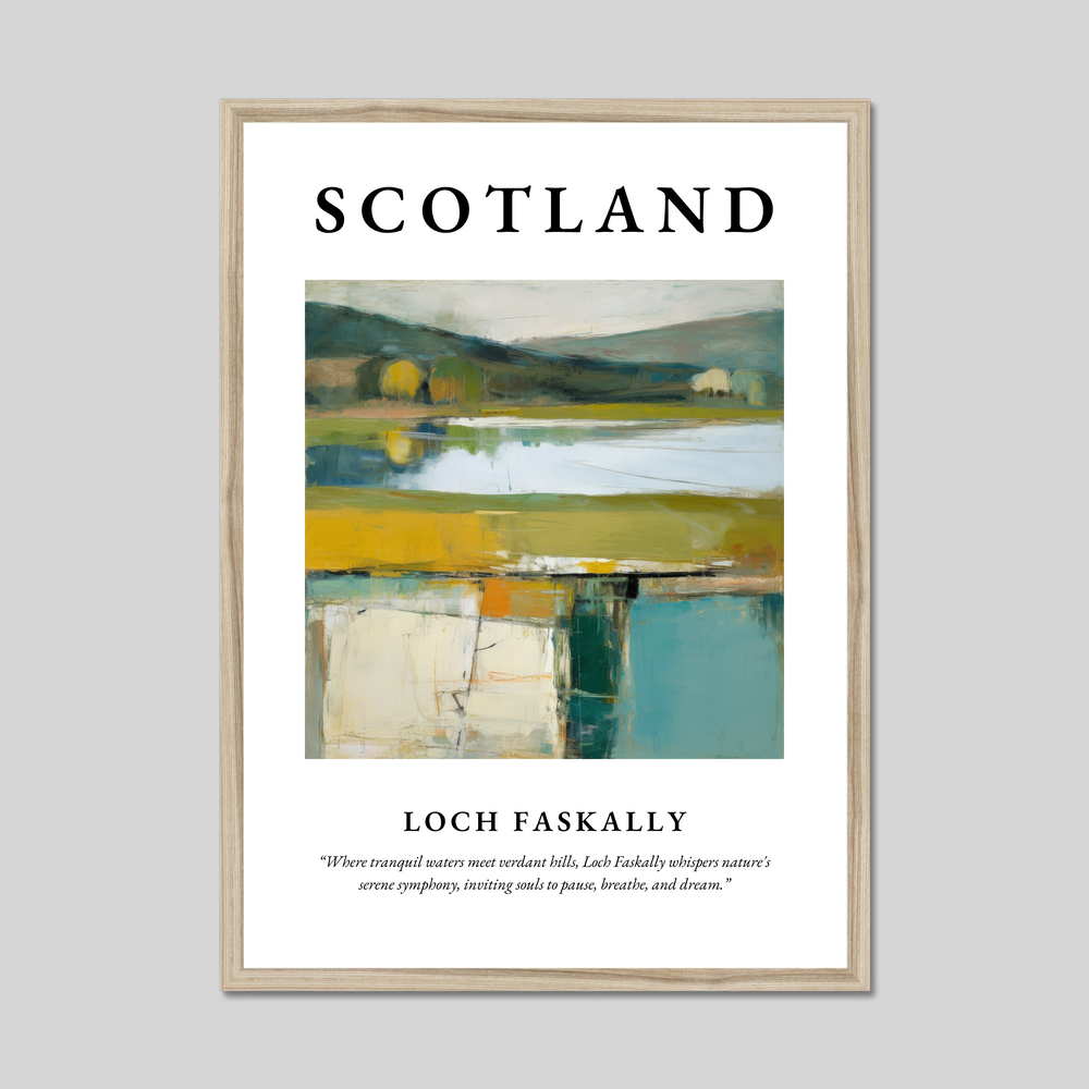 Loch Faskally - Framed Poster Print