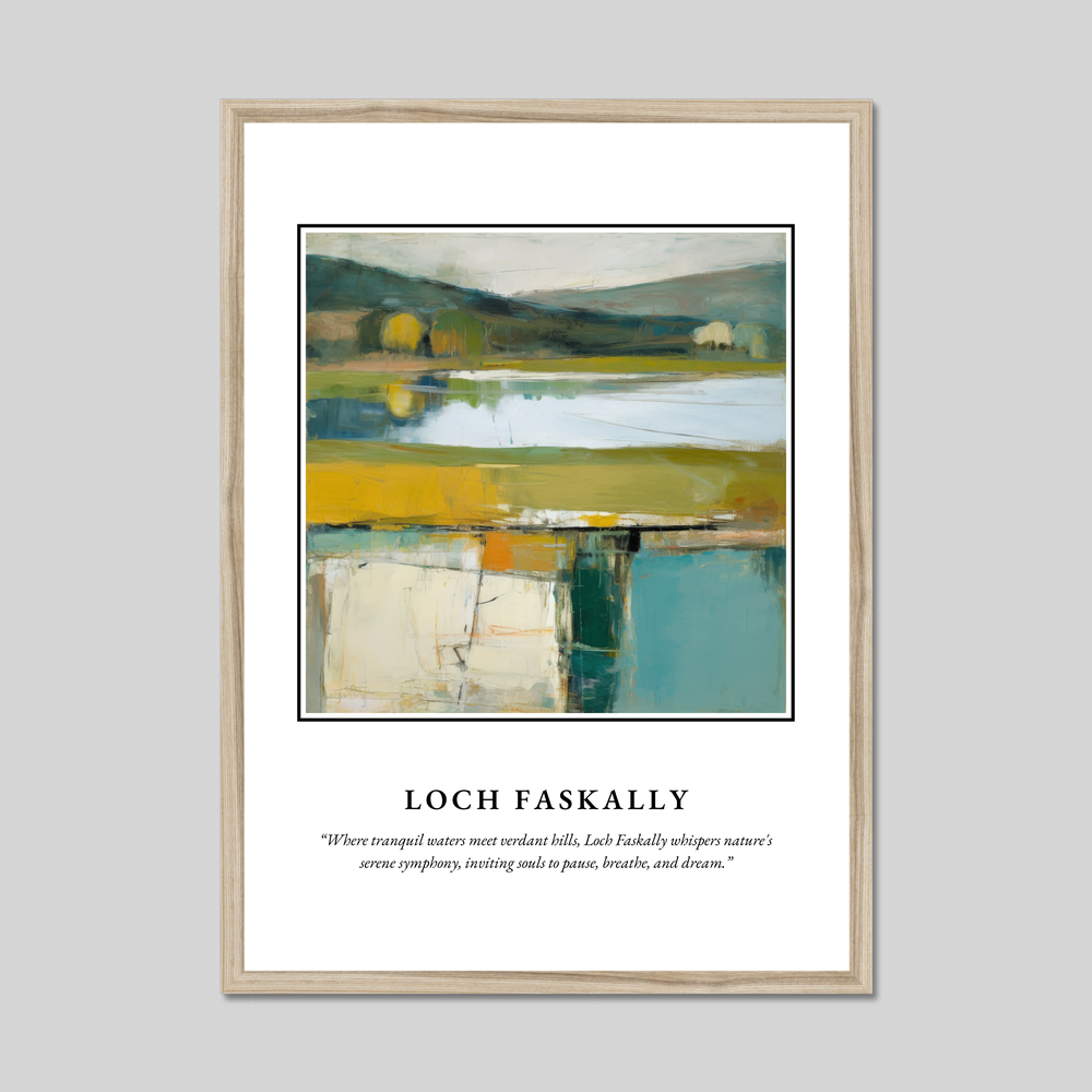 Loch Faskally - Framed Poster Print