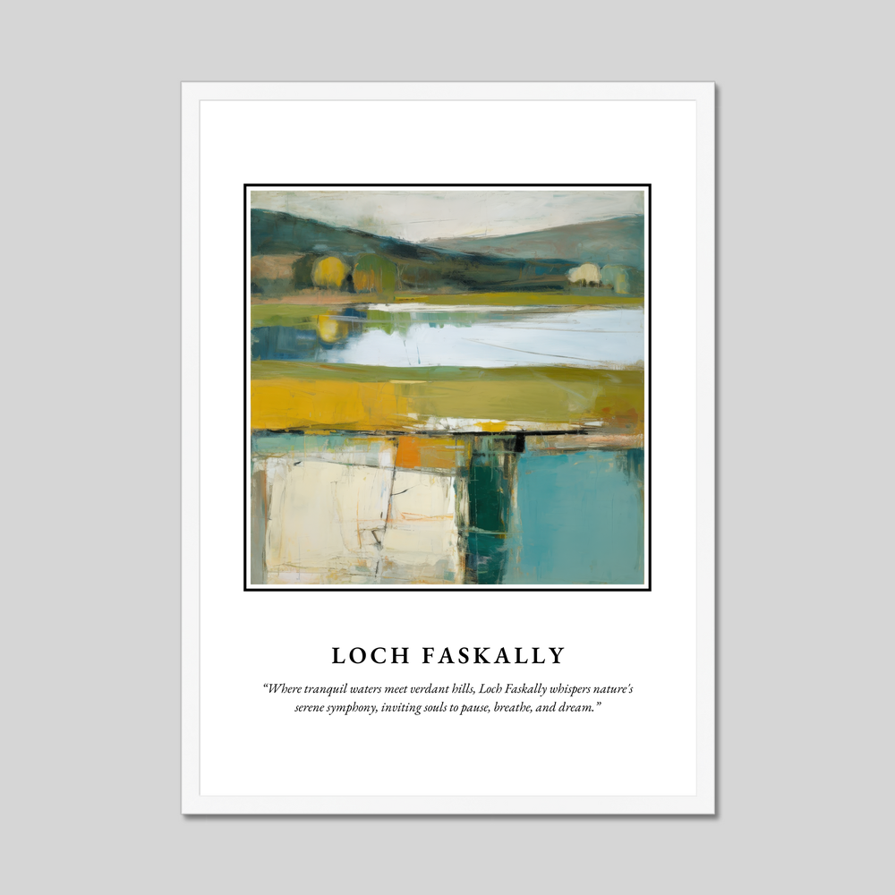 Loch Faskally - Framed Poster Print