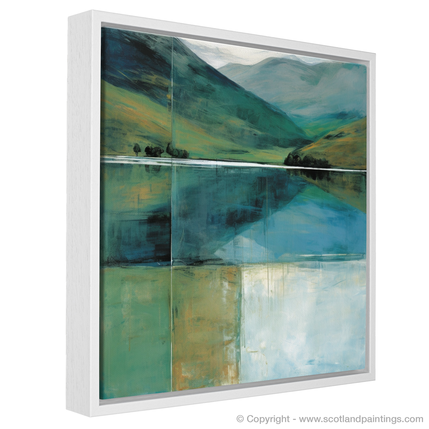 Mystic Shores of Loch Shiel: An Abstract Impressionist Tribute