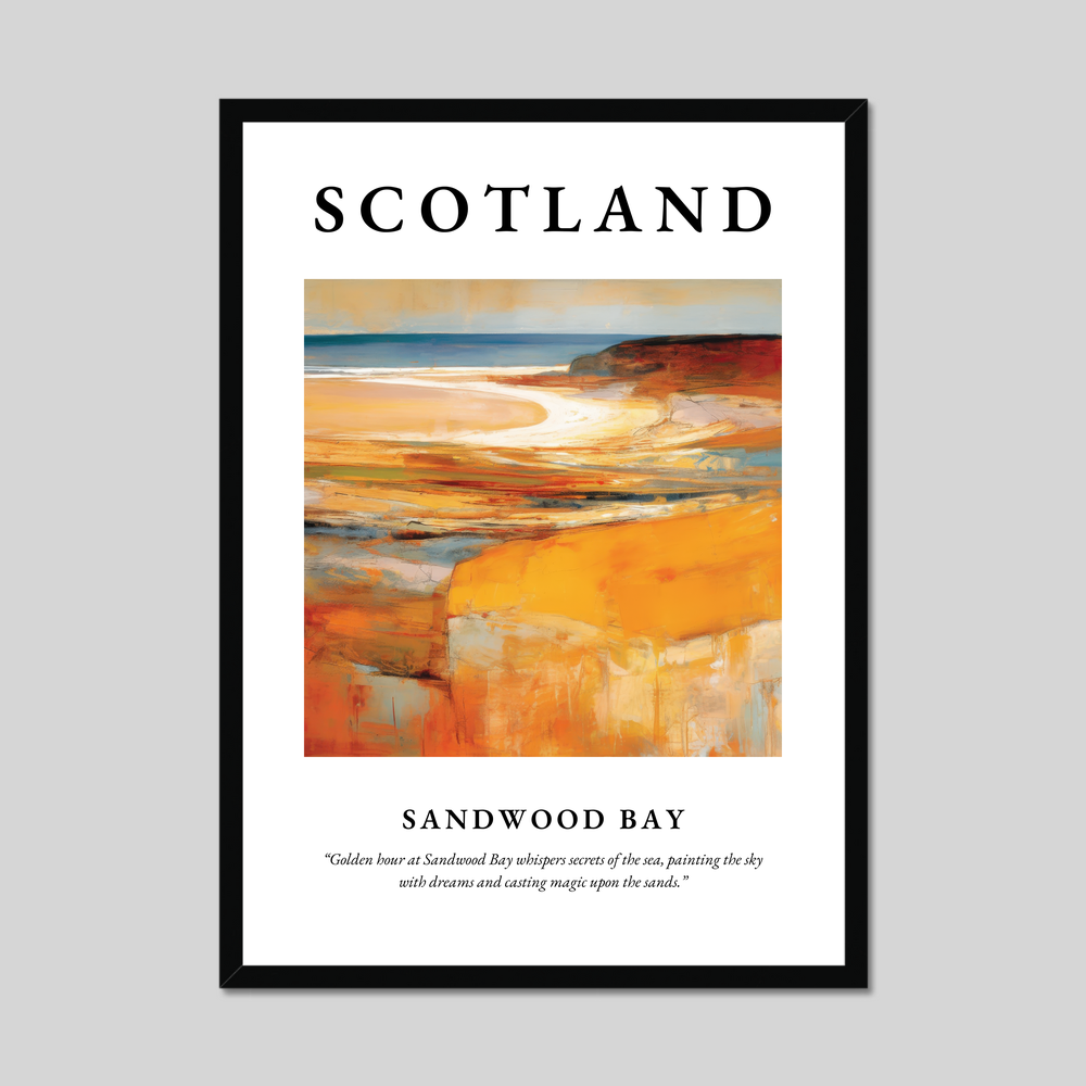 Poster of Sandwood Bay, Scotland.