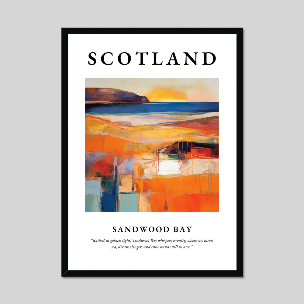 Poster of Sandwood Bay, Scotland.