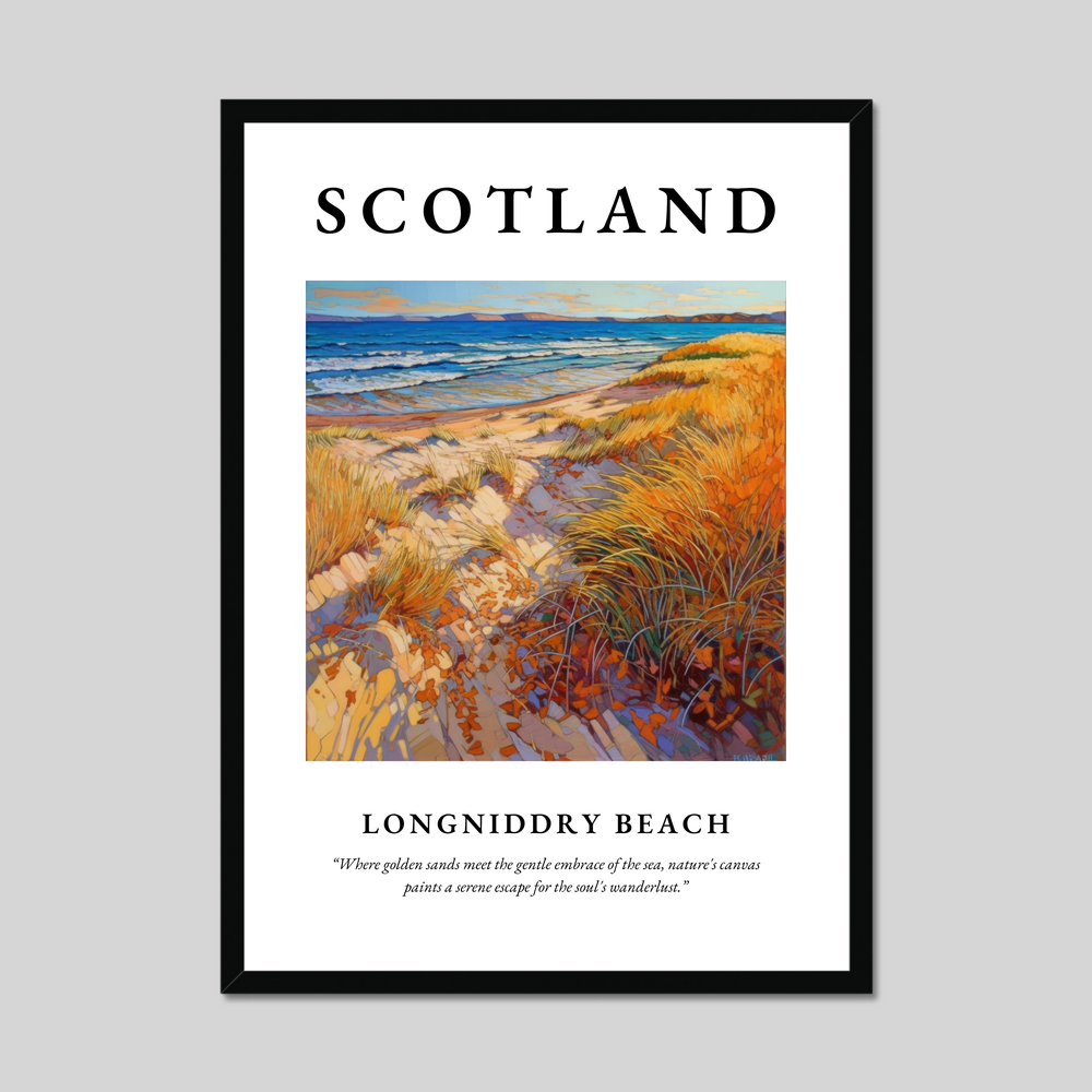 Poster of Longniddry Beach, Scotland.