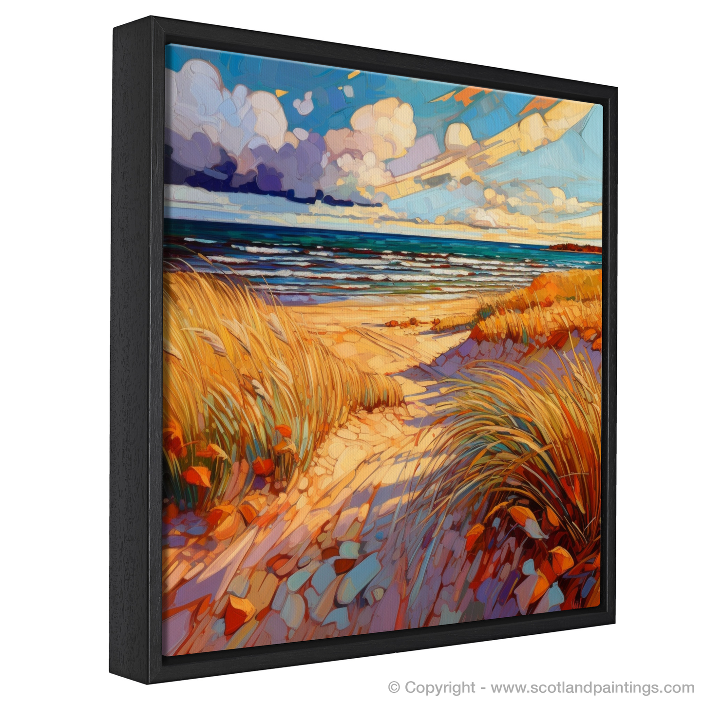 Longniddry Beach Serenity: A Modern Impressionist Seascape