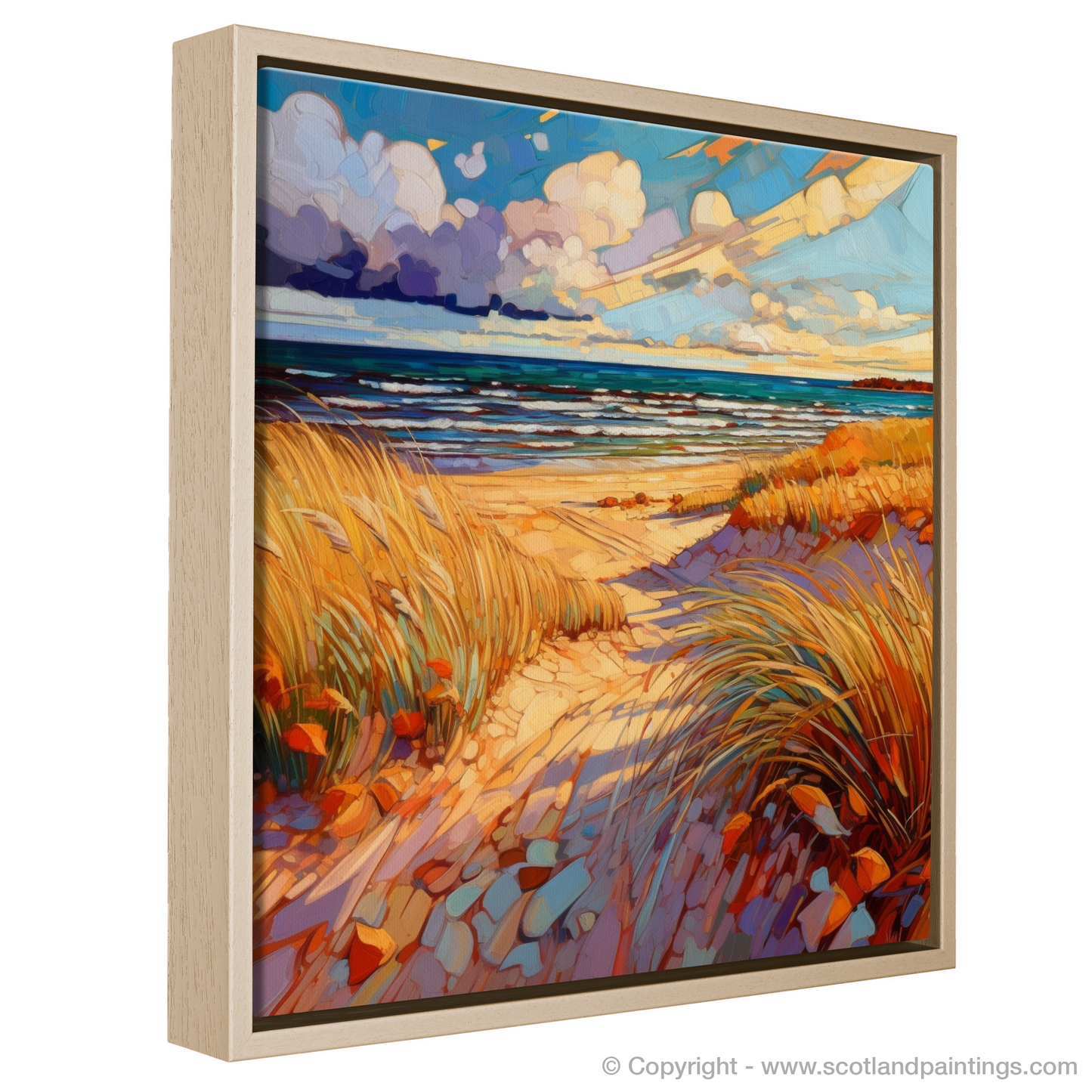 Longniddry Beach Serenity: A Modern Impressionist Seascape