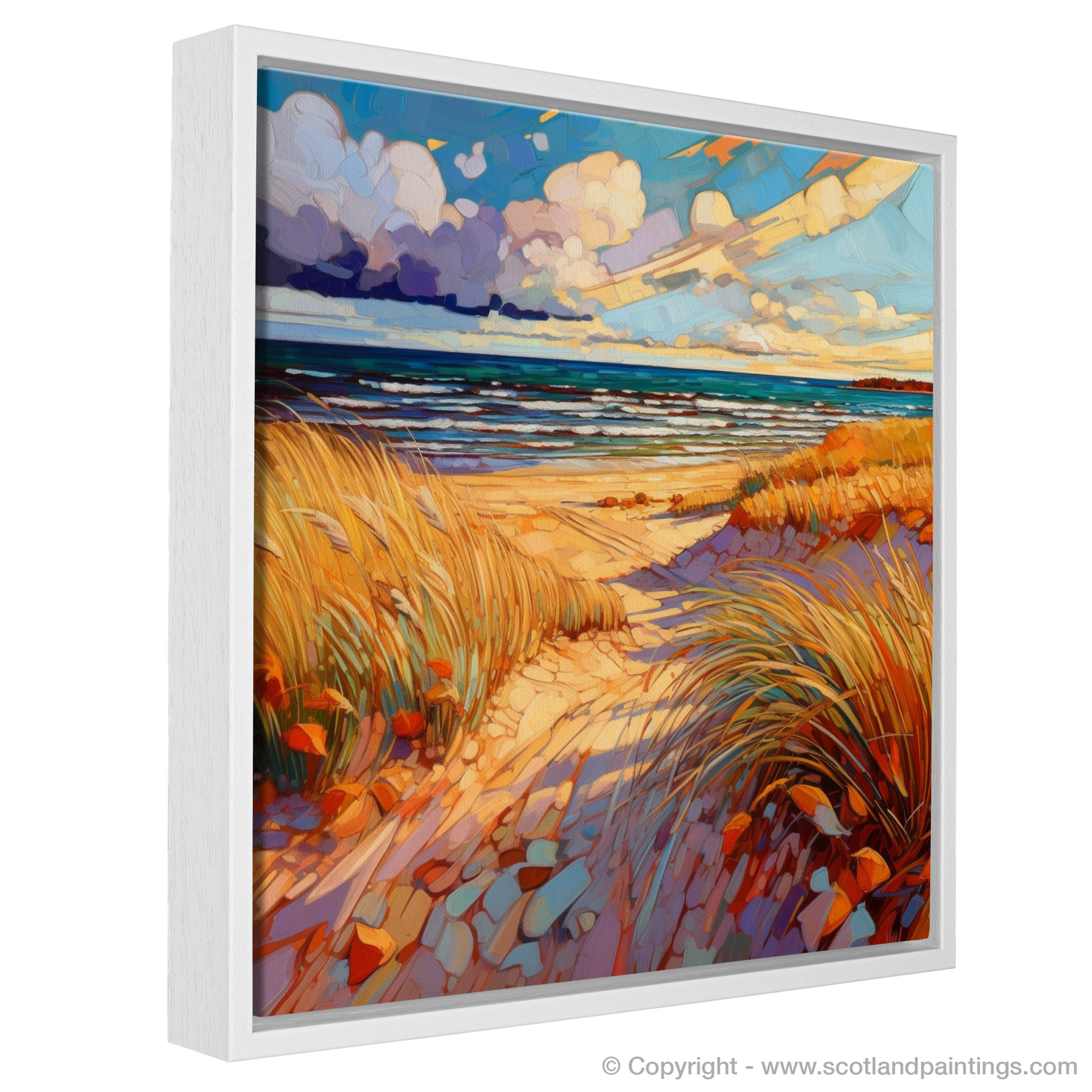 Longniddry Beach Serenity: A Modern Impressionist Seascape