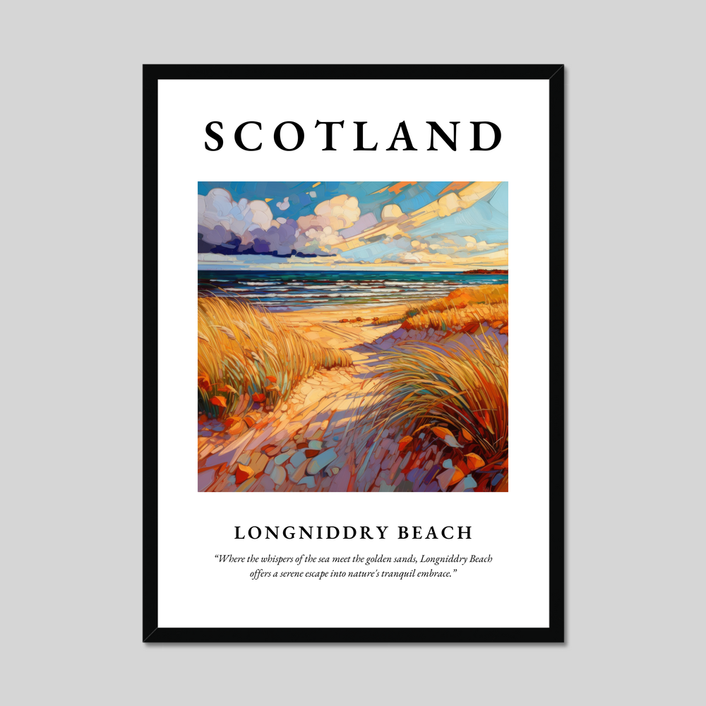 Poster of Longniddry Beach, Scotland.