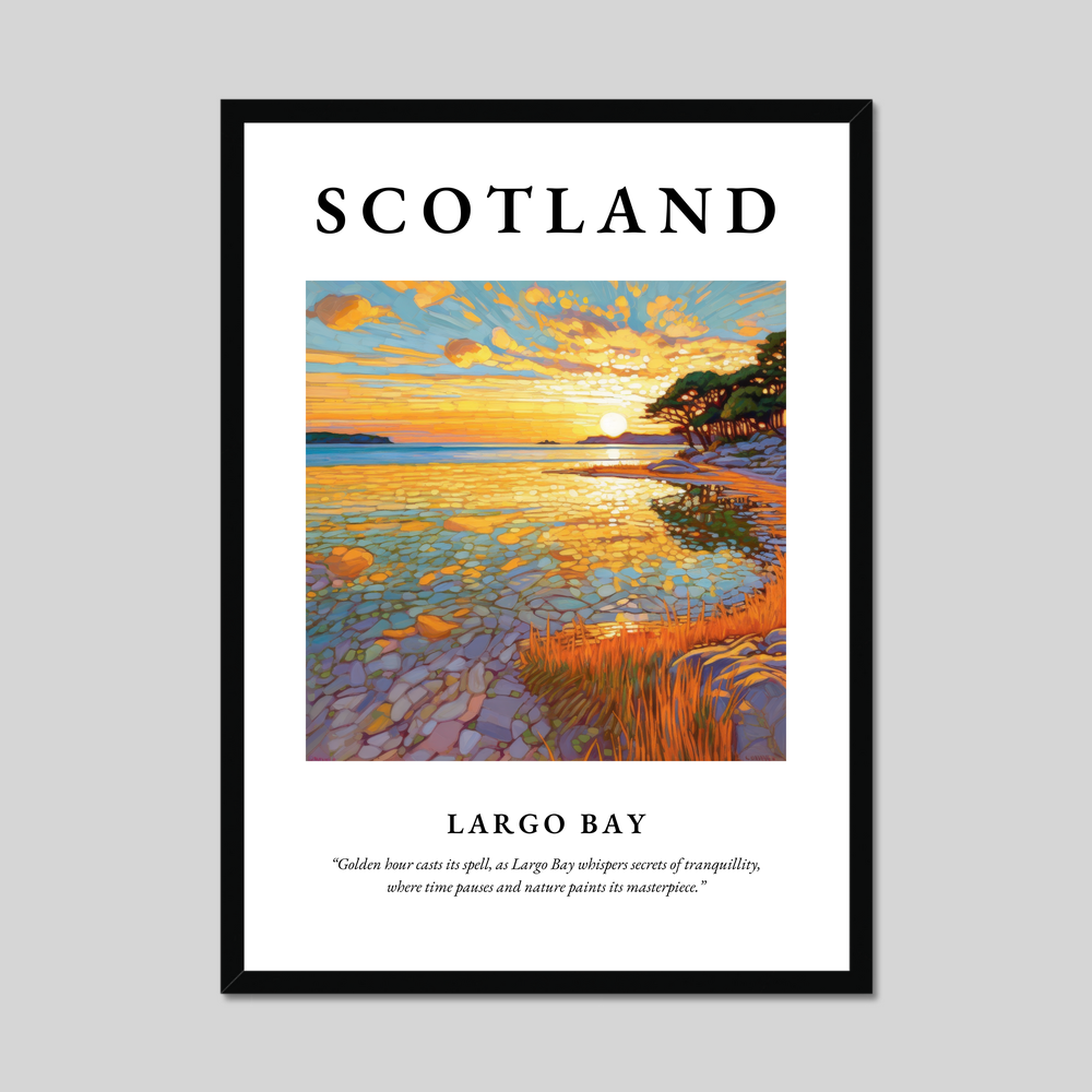 Poster of Largo Bay, Scotland.