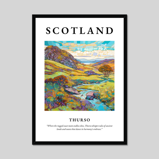 Poster of Thurso, Scotland.