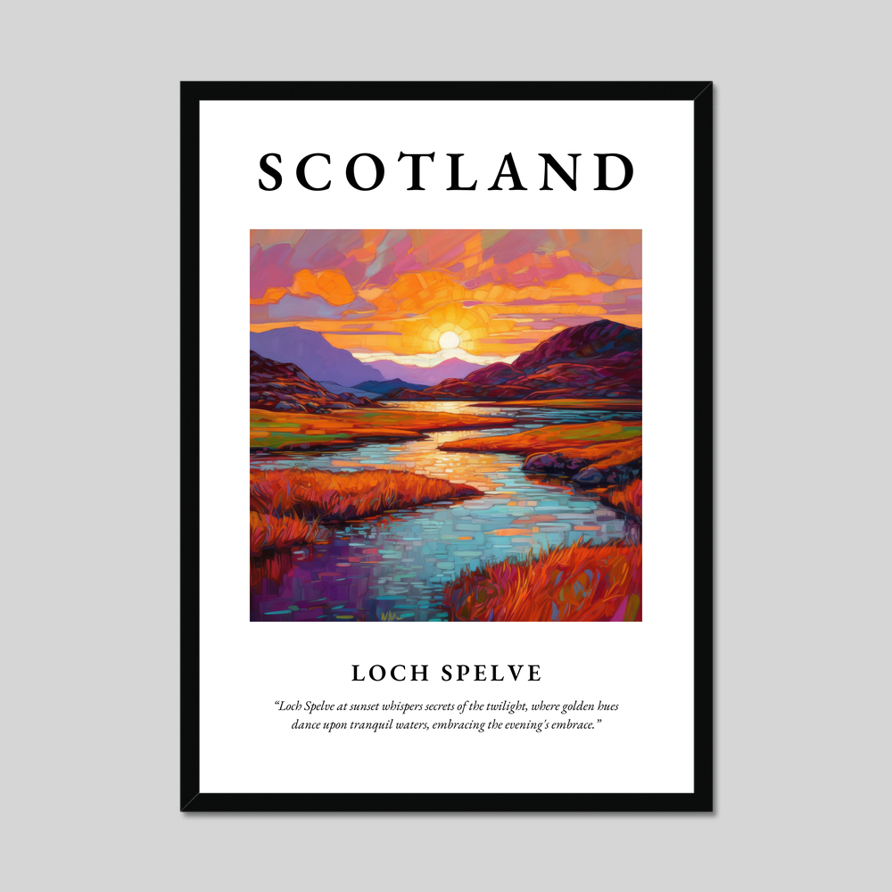 Poster of Loch Spelve, Scotland.