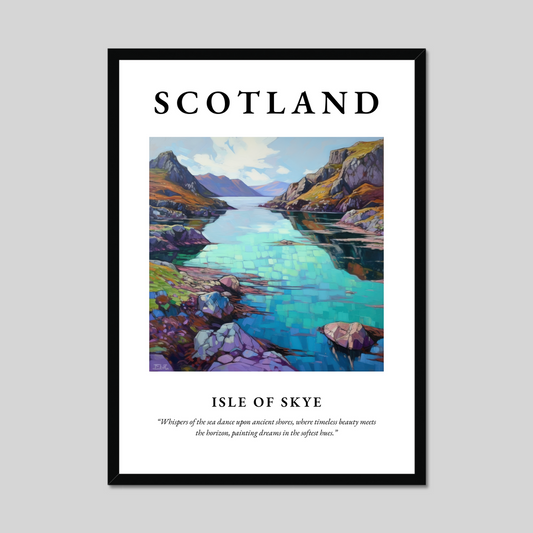 Poster of Isle of Skye, Scotland.