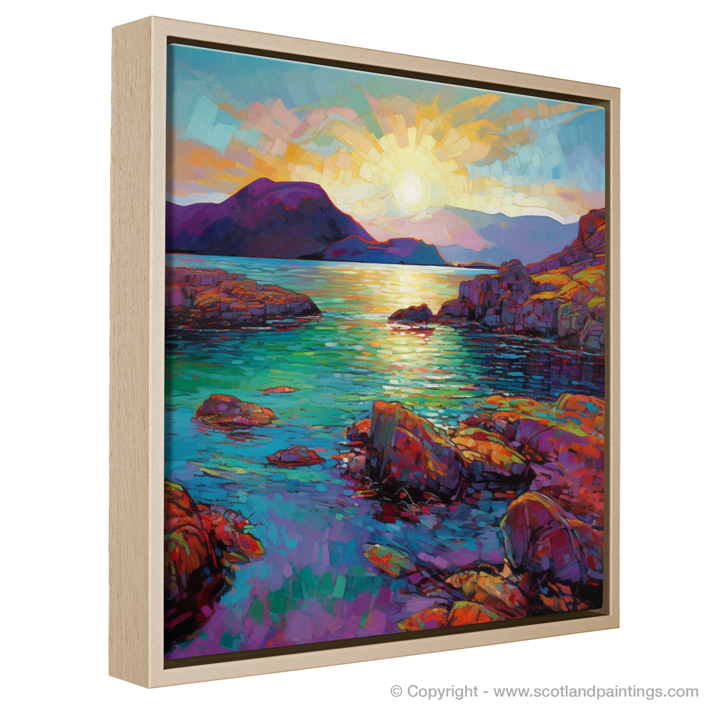 Isle of Skye's Dynamic Beauty: A Modern Impressionist Vision