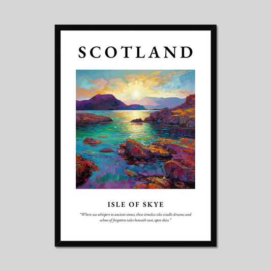 Poster of Isle of Skye, Scotland.