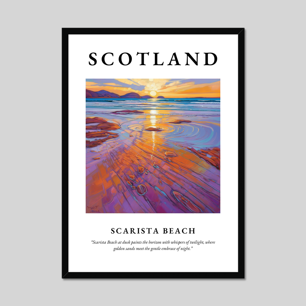 Poster of Scarista Beach, Scotland.